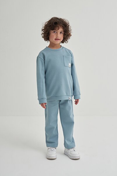 EBU Prive Unisex Παιδικό Σετ Διπλό Μπλε