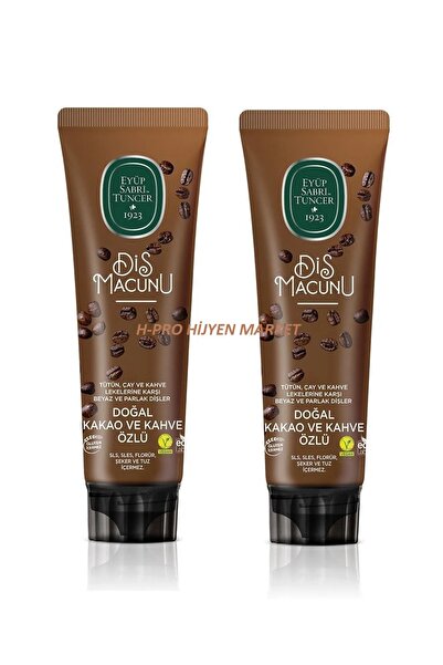 Eyüp Sabri Tuncer Natural Ingredients Cocoa Extract Toothpaste 90 ml 2 Pieces