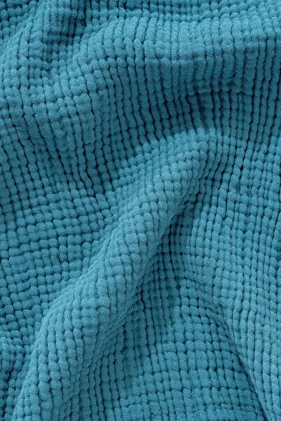 MYLASA HOME Muslin Bedspread Ultra Soft High Quality 4 Layers Muslin Pike (Single Size (240X240 cm)