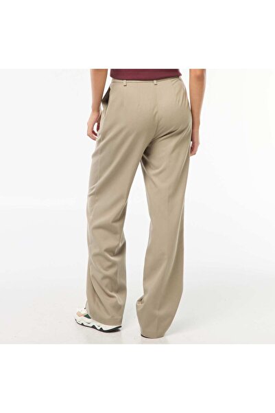 KIABI Wide-leg tailored trousers GREEN