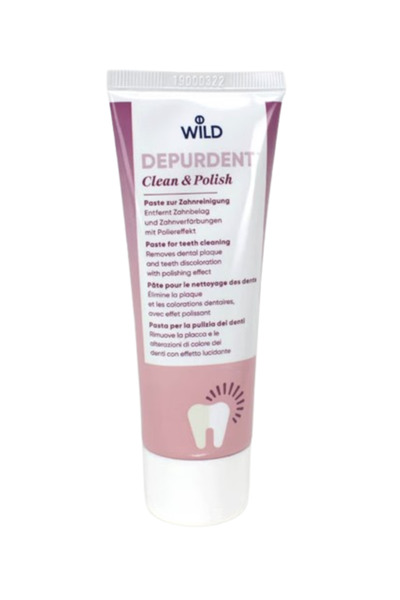 Depurdent معجون أسنان للتنظيف والتلميع 75 مل (مبيض)