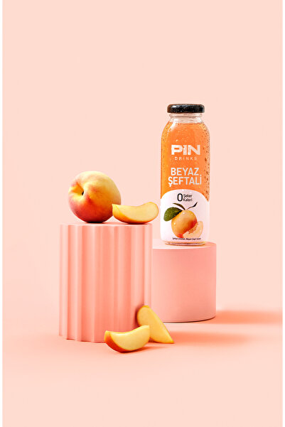 Pin Beyaz Şeftali Beyaz Çaylı Özel Seri - Şekersiz & Kalorisiz 250ml X 12 Adet Ice Tea