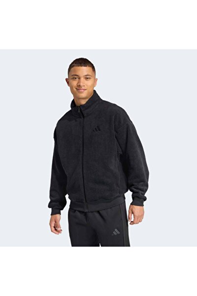 adidas Future Icons Erkek Siyah Polar Ceket (JW7118)
