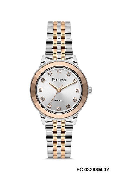 Ferrucci Fc03388M.2 Rose Gold Grey 30 mm Women Wrist Watch