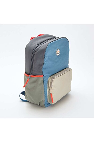 KIABI Color Block Backpack BLUE