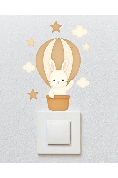 telaşe memuru Socket Sticker - Children's Baby Room Wall Sticker - Retro Ball...