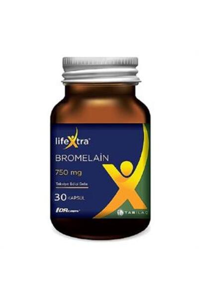 Life لايف إكسترا بروميلين 750 مجم 30 كبسولة