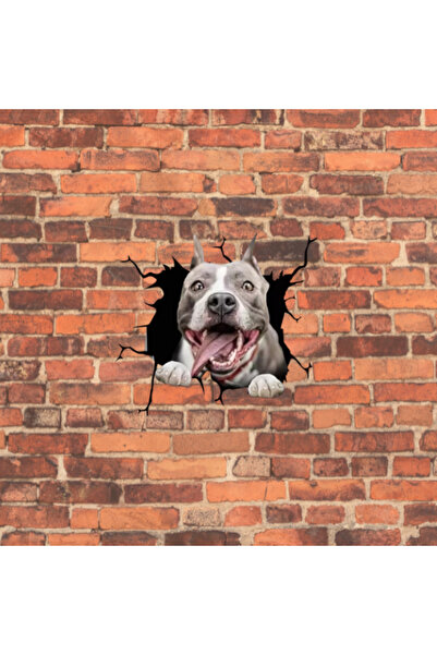 ORIGINAL DEALS Διακοσμητικό αυτοκόλλητο Amstaff Bull Terrier, για το σπίτι ή ...