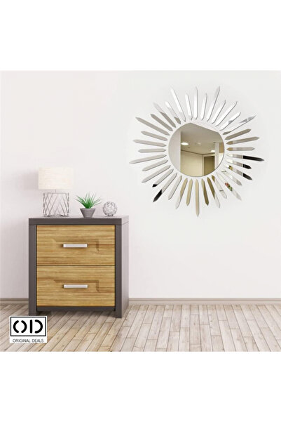 ORIGINAL DEALS Oglindă autoadezivă pentru decorare și design interior, model Sunbeam, PVC acrilic premium