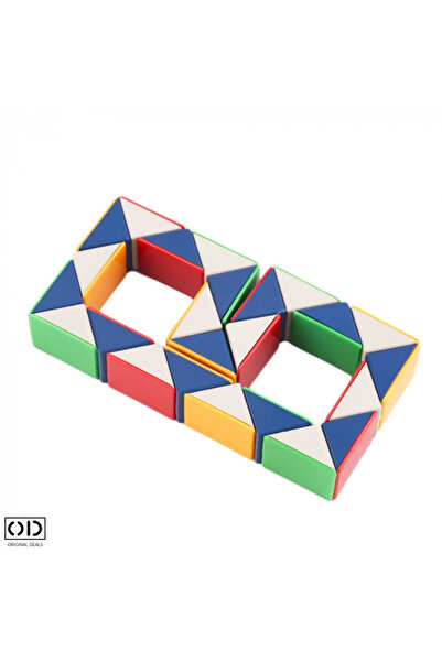 ORIGINAL DEALS Set de 2 cuburi Rubik, jucărie antistres care dezvoltă inteligența, 32 cm, PVC multicolor,