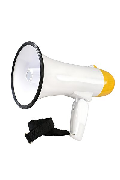 DLC مكبر صوت باور ميجافون بقوة 20 وات مع ميكروفون مدمج وجهاز إنذار وتسجيل لمد...