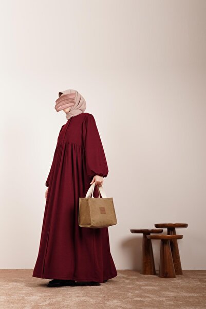 ANDE Robalı Triko Ferace-Bordo