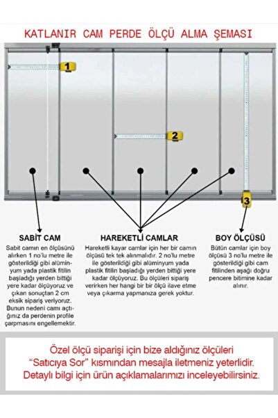 Akpen Katlanır Cam balkon perdesi pileli plise perde GRİ
