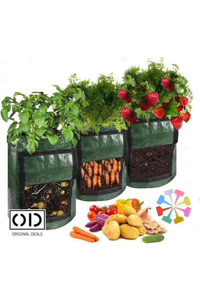 ORIGINAL DEALS Sac de plantat pentru legume și fructe, PVC, 27x32 cm, 26,5 L