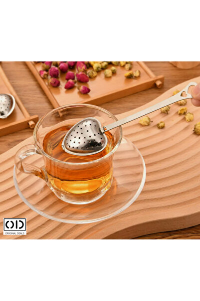 ORIGINAL DEALS Infuzor de ceai pentru ceaiuri de fructe și plante medicinale, oțel inoxidabil, în formă de inimă