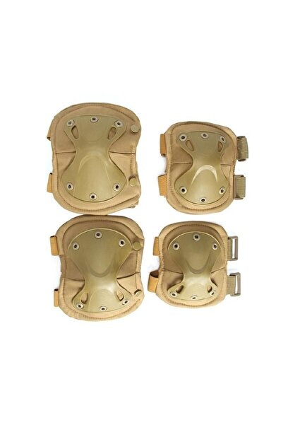 SINGLE SWORD طقم مسند للركبة من الفولاذ المقاوم للصدأ باللون البيج