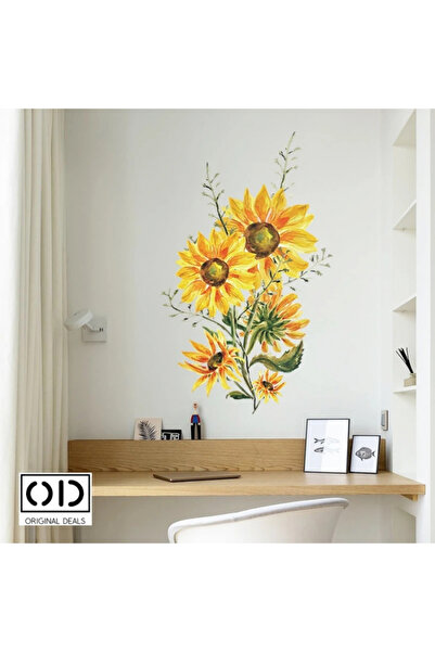 ORIGINAL DEALS Autocolant decorativ cu floarea-soarelui pentru perete și mobi...