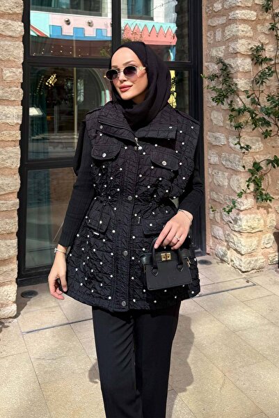 Melike Tatar Γιλέκο Καπιτονέ με Πέτρες 32-2502