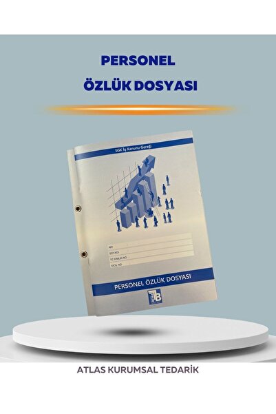 Turuncu Beyaz PERSONEL ÖZLÜK DOSYASI KAPSÜLLÜ 25 Lİ