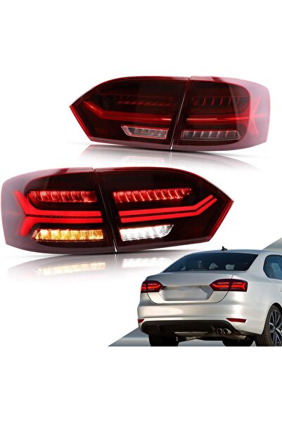 X POWER TUNİNG VW JETTA 2011-2014 MK6 AUDİ DİZAYN KIRMIZI LEDLİ ARKA STOP