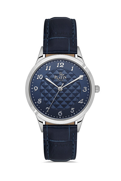 Platin Pierre Pl-1170Lb-L3 Numerals Leather Cord Women Wrist Watch