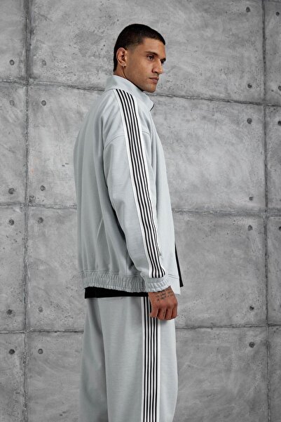 NOMARC Gray C Letter Printed Oversize Tracksuit