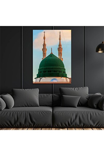 seninürünün Imprimare pe sticlă autentică MESCİD-İ NEBEVİ TABLOA VISUALĂ PE S...