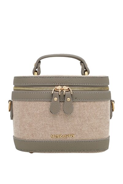 Meskanto Hilton Canvas-Genuine Leather Chain Strap Box Bag