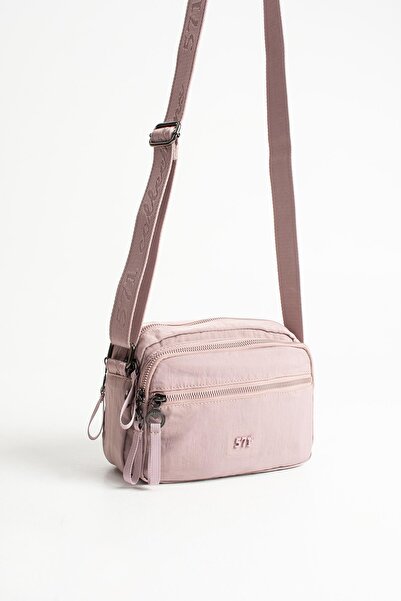 571 Collections Çanta Yumuşak Dokulu Ultra Hafif, Su Geçirmez Polyamid Kumaş Omuz Çantası Pembe Model: (571-13-14E)