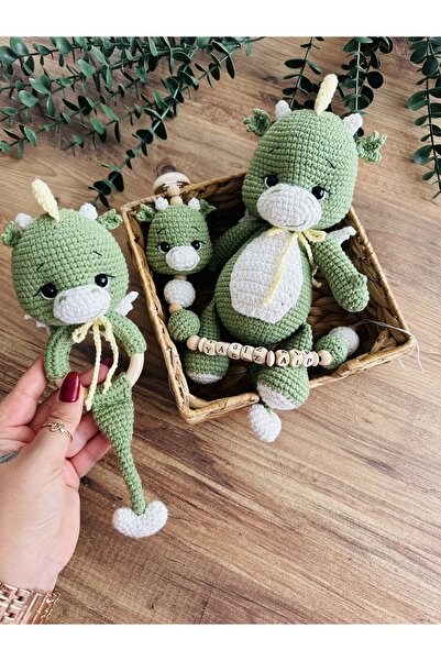 BABYBOUTİQUEHOUSE Amigurumi Ejderha 3lü set