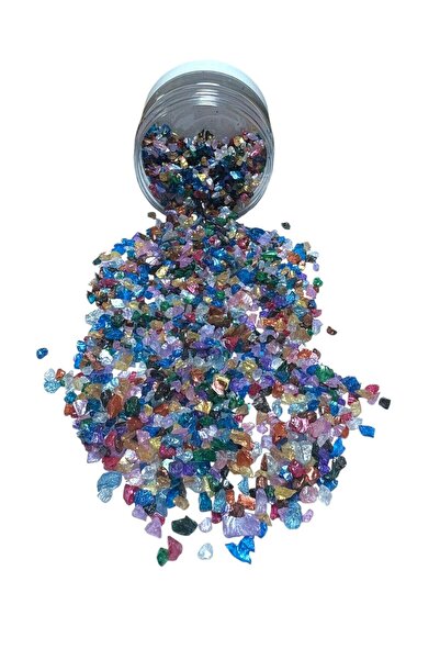 stonechem Epoksi Çalışmalarınız İçin Parlak Cam Kırıkları 2-4 mm KARIŞIK 100 gr