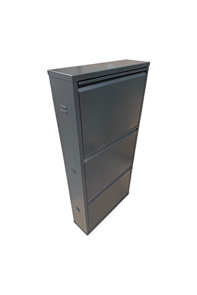 LICCIA Metal Ayakkabılık 3 lü Antrasit RAL 7016