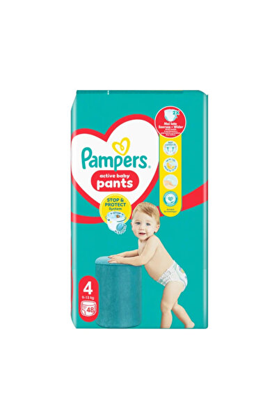 Pampers Scutece chiloțel Pants, numărul 4, 9-15 kg, 48 buc