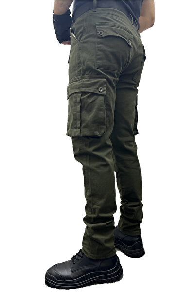 Polviton Men's Cargo Pants Tactical Outdoor Combat with Pockets