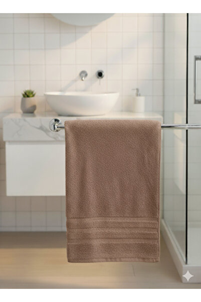 YUVAM CONCEPT منشفة حمام سميكة مزخرفة بثلاثة خطوط، مقاس جامبو 90×150 سم، مصنو...