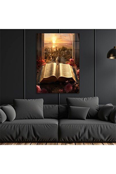 seninürünün Πίνακας σε γυαλί με κάθετη θρησκευτική θέματα, εκτύπωση σε πραγμα...