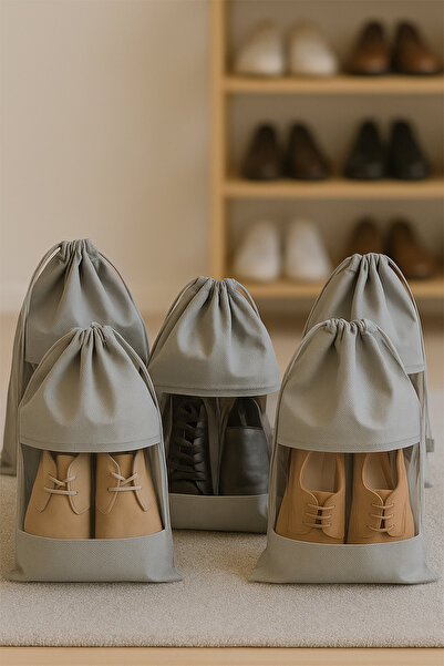 BYENS 5 Pcs Shoe Organizer Shoe Rack Organizer Closet Organizer Travel Bag Suitcase