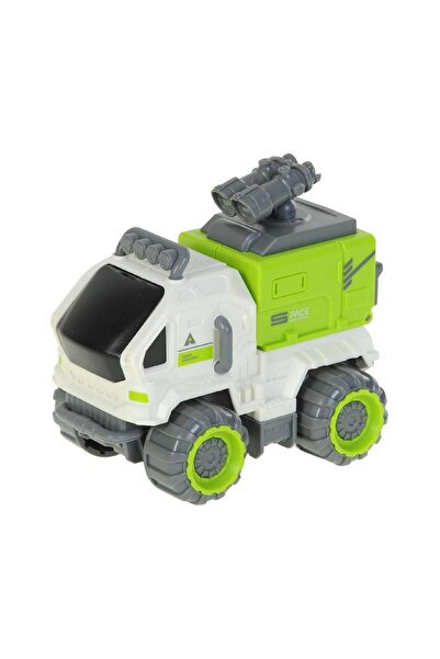 hak-iş oyuncak Pull and Drop Spacecraft Toy - 4X4, Battery-Free, 12 cm