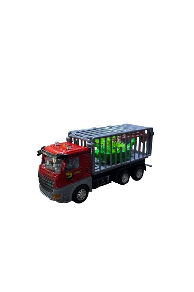 Prlk toys Metal Pull Drop Dinosaur Transport Truck