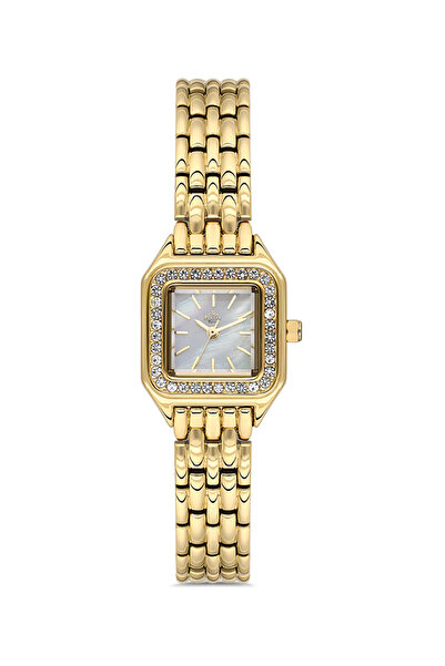 Platin Pierre HDS-PL-1176LA-B1 Minimal Kare Kadın Kol Saati