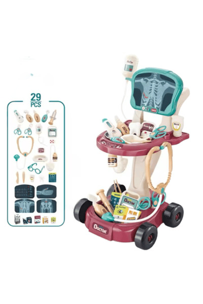 N2Y حامل لعب طبيب للأطفال مع أدوات طبية