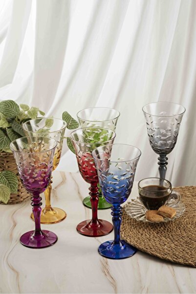 crystalhome Set of 6 Coffee Side Water Glasses