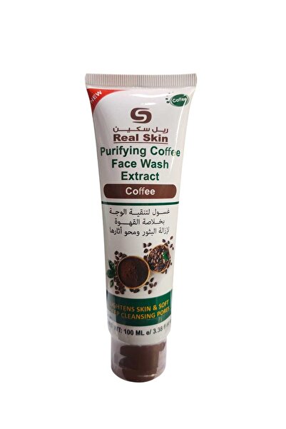 Real Skin ريل سكين غسول وجه منقي بالقهوة 100 مل