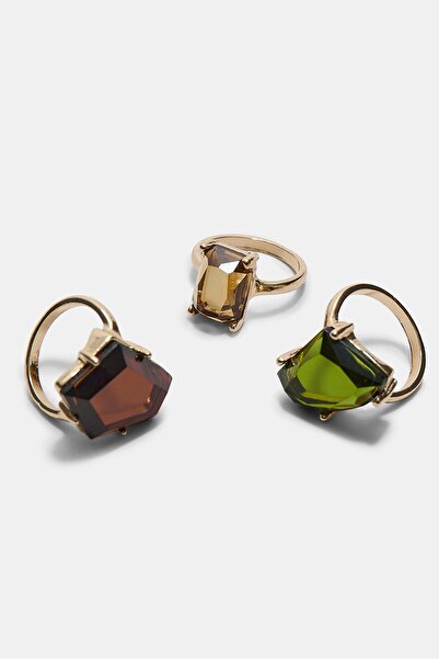 Stradivarius 3'lü kombin yüzük seti