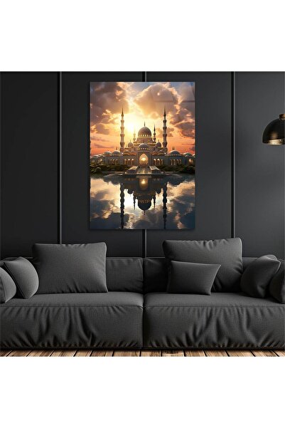 seninürünün Imprimare pe sticlă autentică, pictură verticală pe sticlă cu tem...