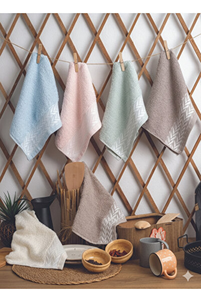 YUVAM CONCEPT %100 Pamuk Rüzgar Gülü 6'Lı Set 30x50 Mutfak Havlusu - Yumuşak ...