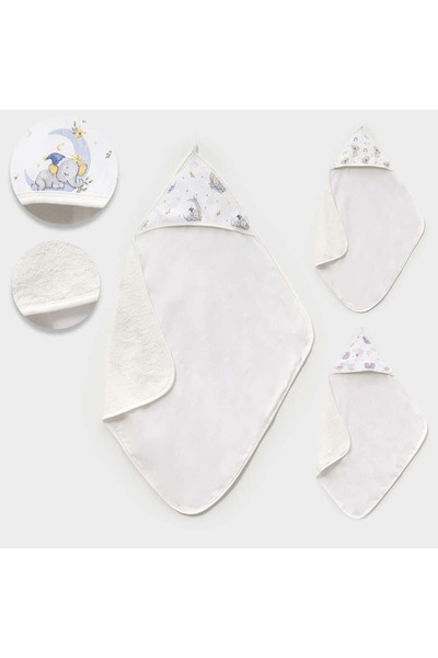 Lora Bliss Unisex Bebek Kapüşonlu Havlu