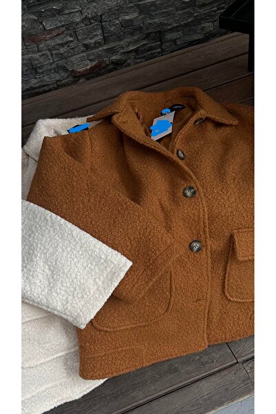 MADAME MELEK Zr Model Brand Teddy Coat