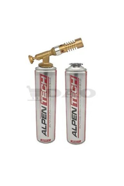 DAO Capac arzător din alamă 7013 C DAO, reglare tiraj, montură Rothenberger filetată, 2 rezerve Alpen 600 ml