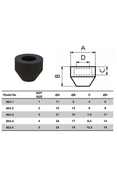 Sedef 903-5 Printing Shoe 23893-2 Price for 1 Piece